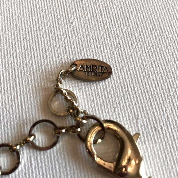 NWOT AMRITA Singh FLower Necklace - Picture 7 of 7